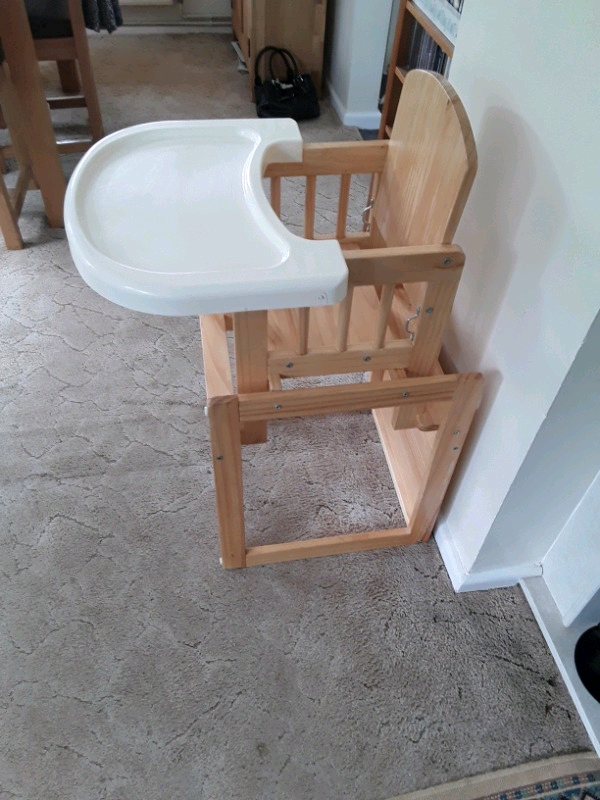 obaby wooden high chair